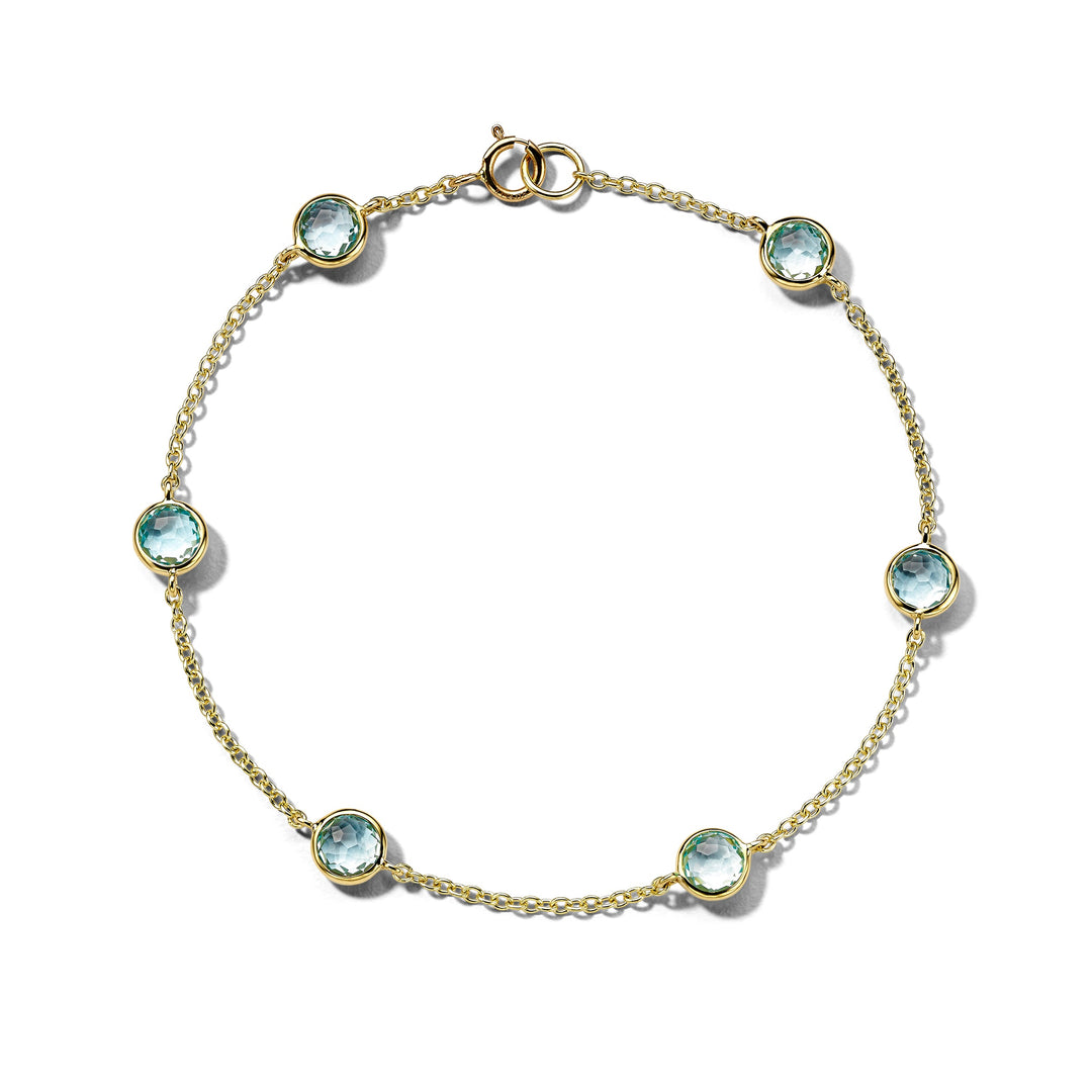 6-Stone Soft Confetti Bracelet