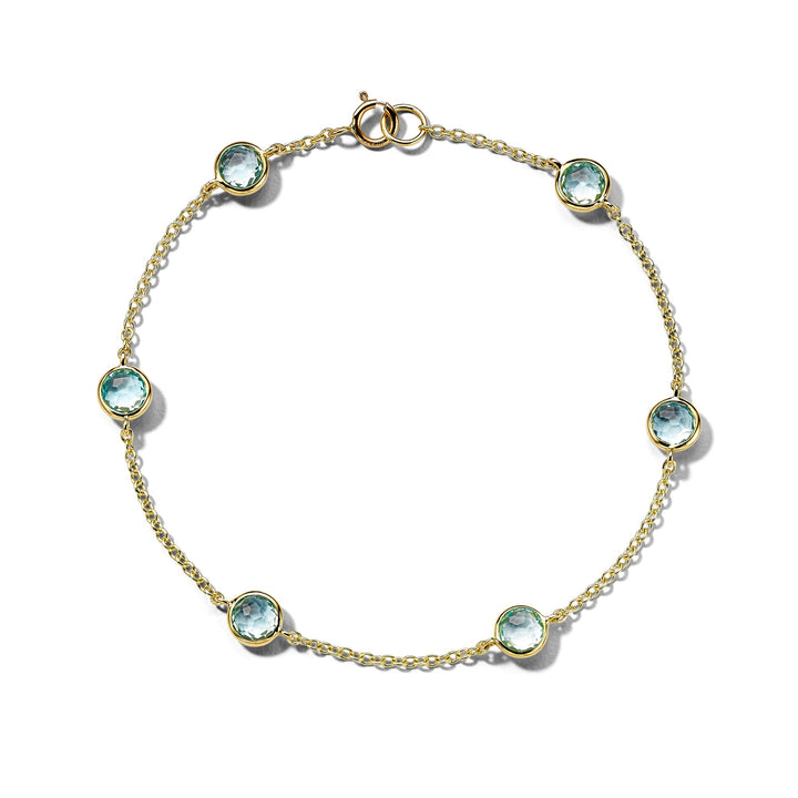 6-Stone Soft Confetti Bracelet