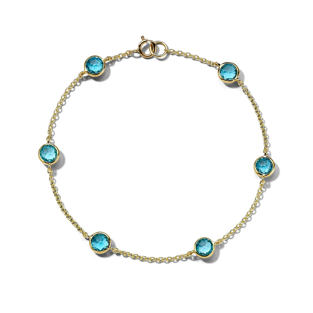 6-Stone Soft Confetti Bracelet