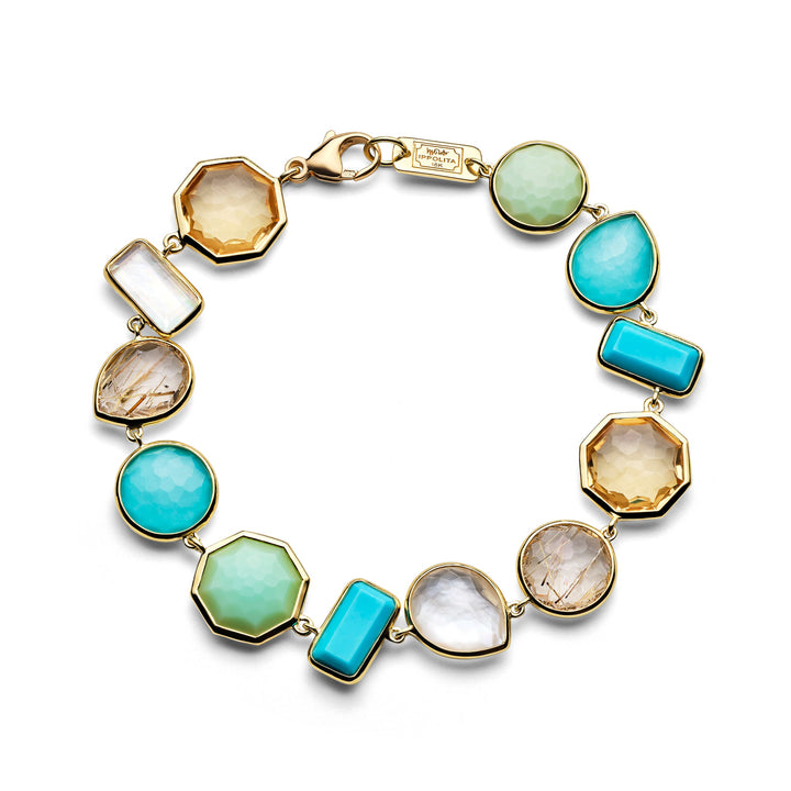 Large Stone Flexible Bracelet