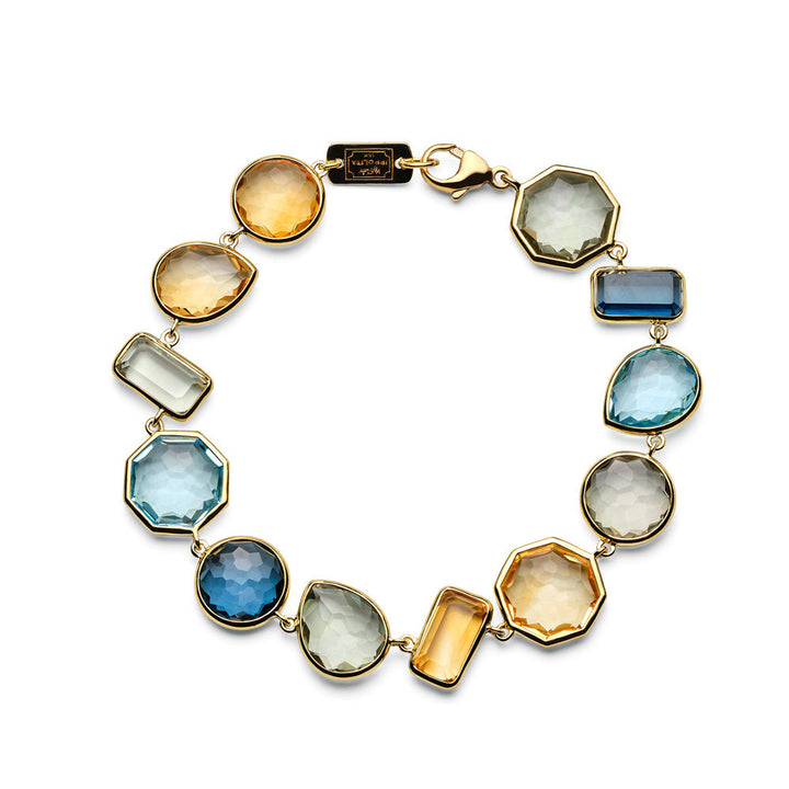 Large Stone Flexible Bracelet