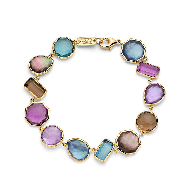 Large-Stone Flexible Bracelet