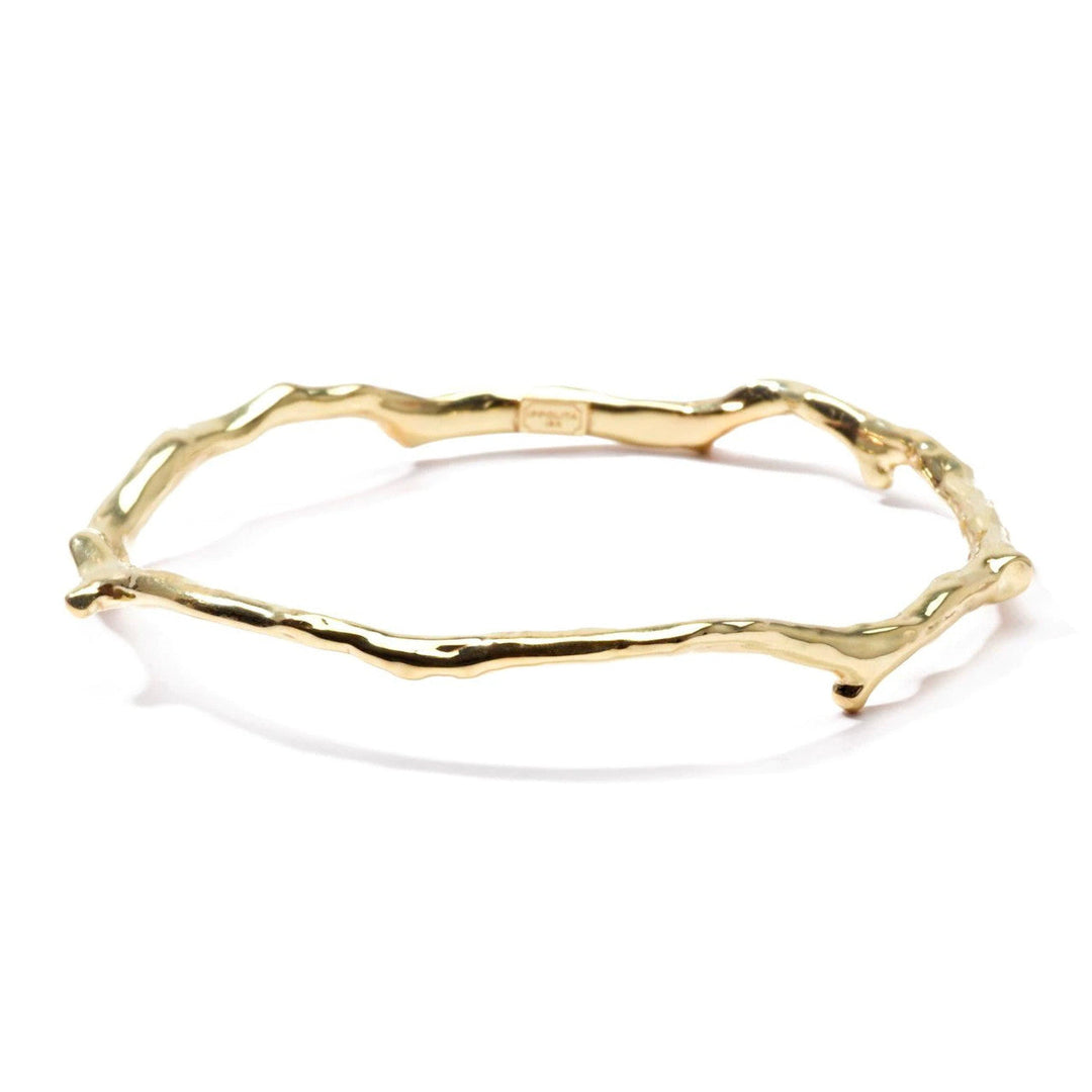18K Gold Reef Bangle - Front View | IPPOLITA