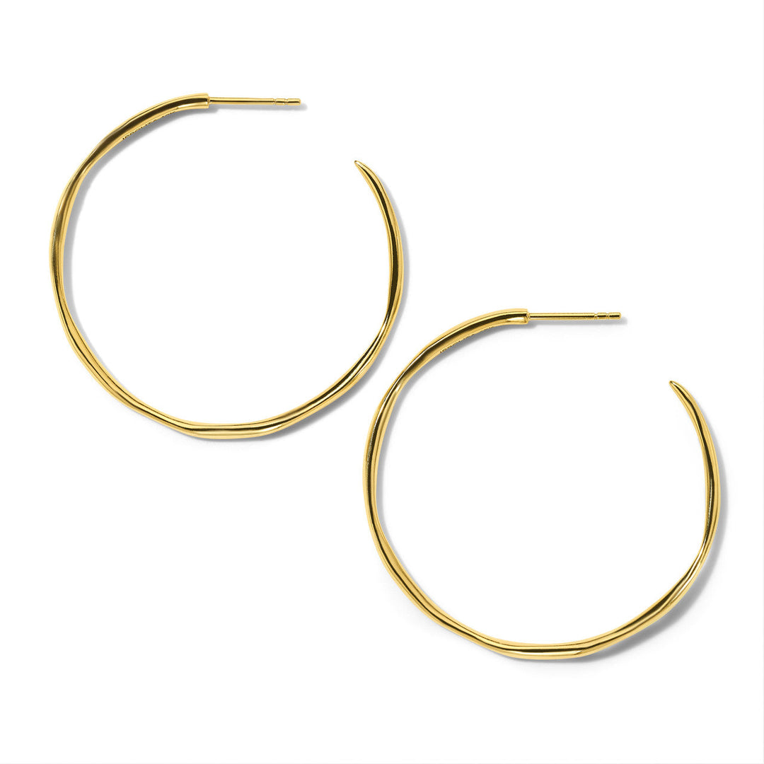 Medium Squiggle Hoop Earrings