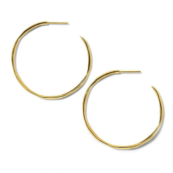 Medium Squiggle Hoop Earrings