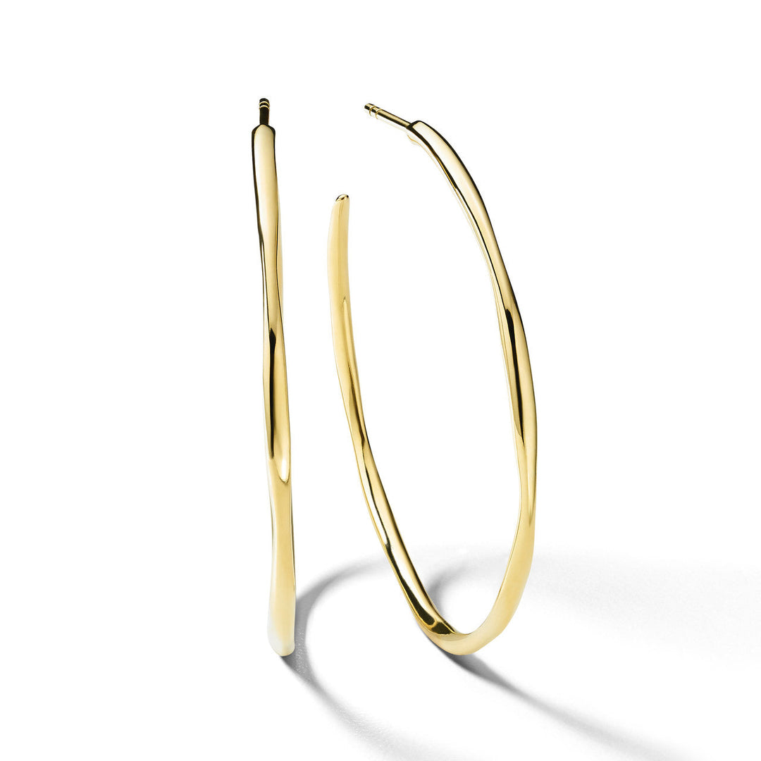 Medium Squiggle Hoop Earrings