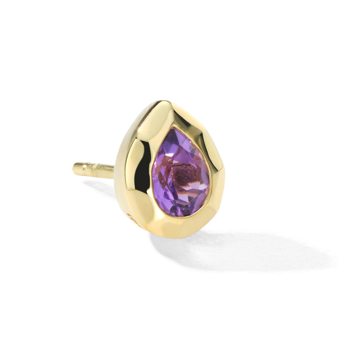 Caramella Single Teardrop Stud Earring