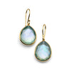 BLUE TOPAZ-MOP-GREEN GOLD CITRINE TRIPLET
