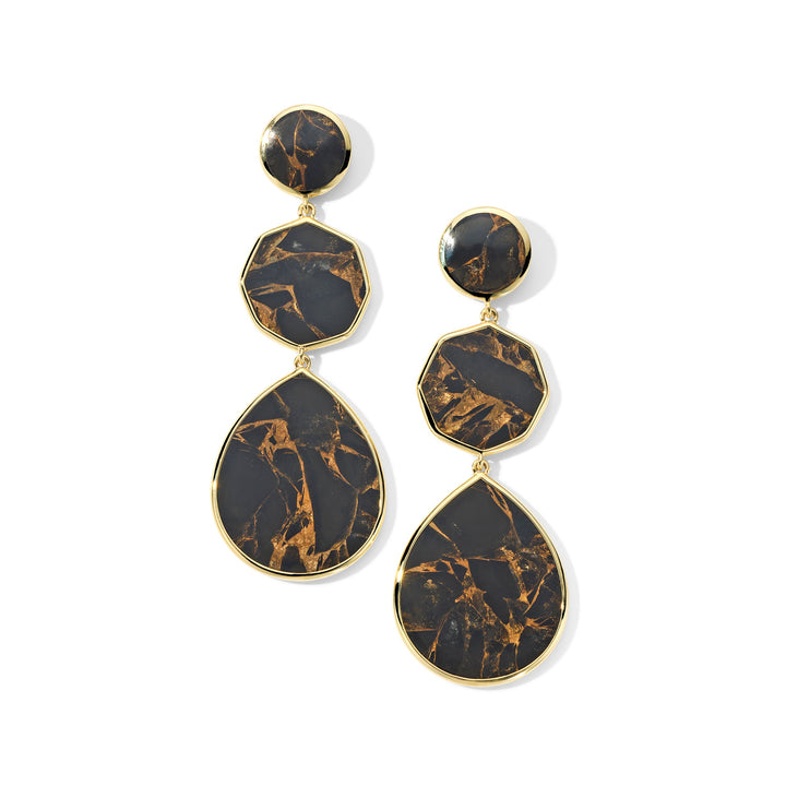 Crazy 8's 3-Stone Drop Earrings