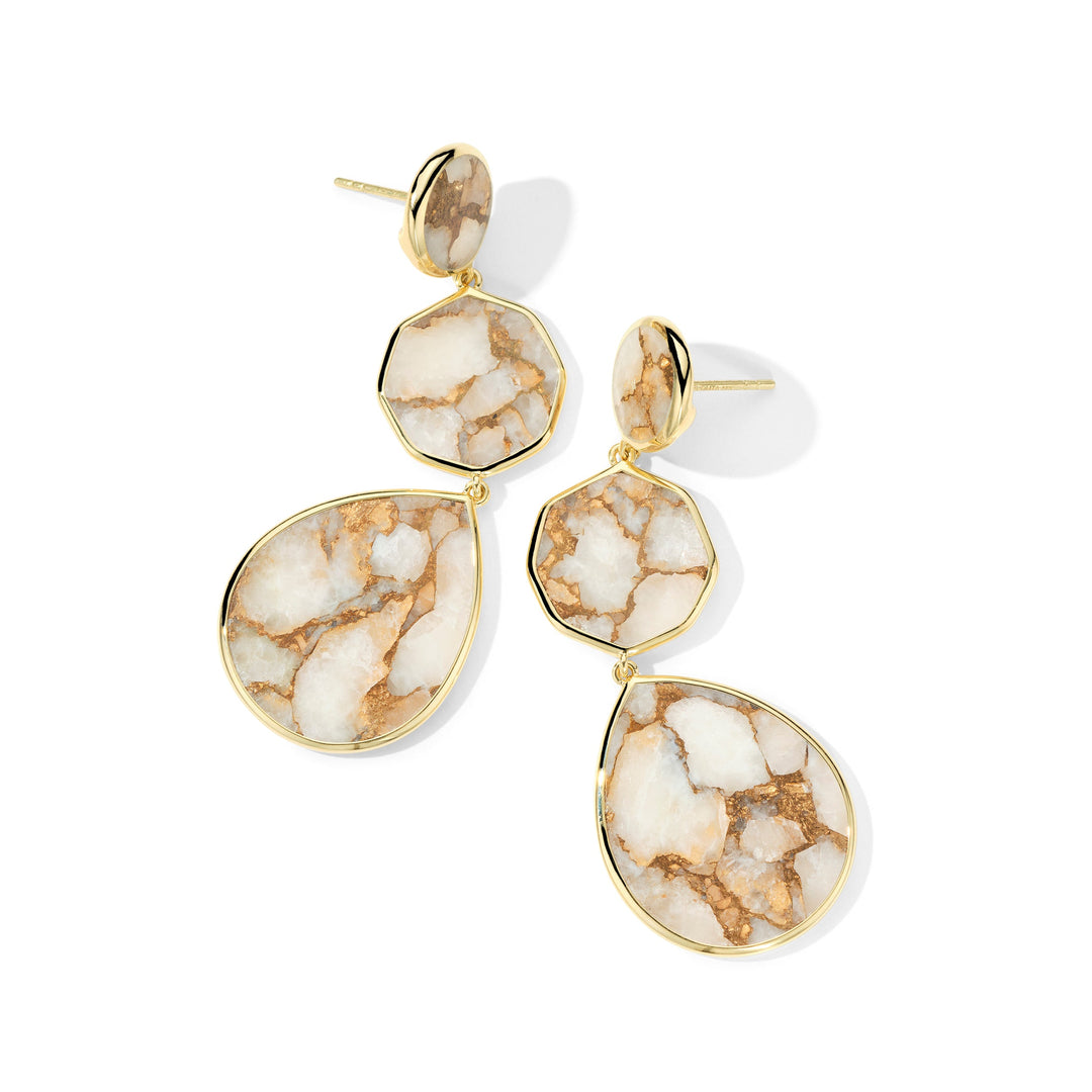 Crazy 8's 3-Stone Drop Earrings