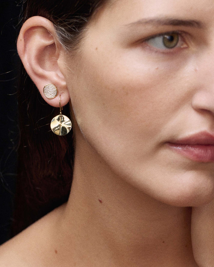Mini Flower Diamonds Stud Earrings  (.21ctw)