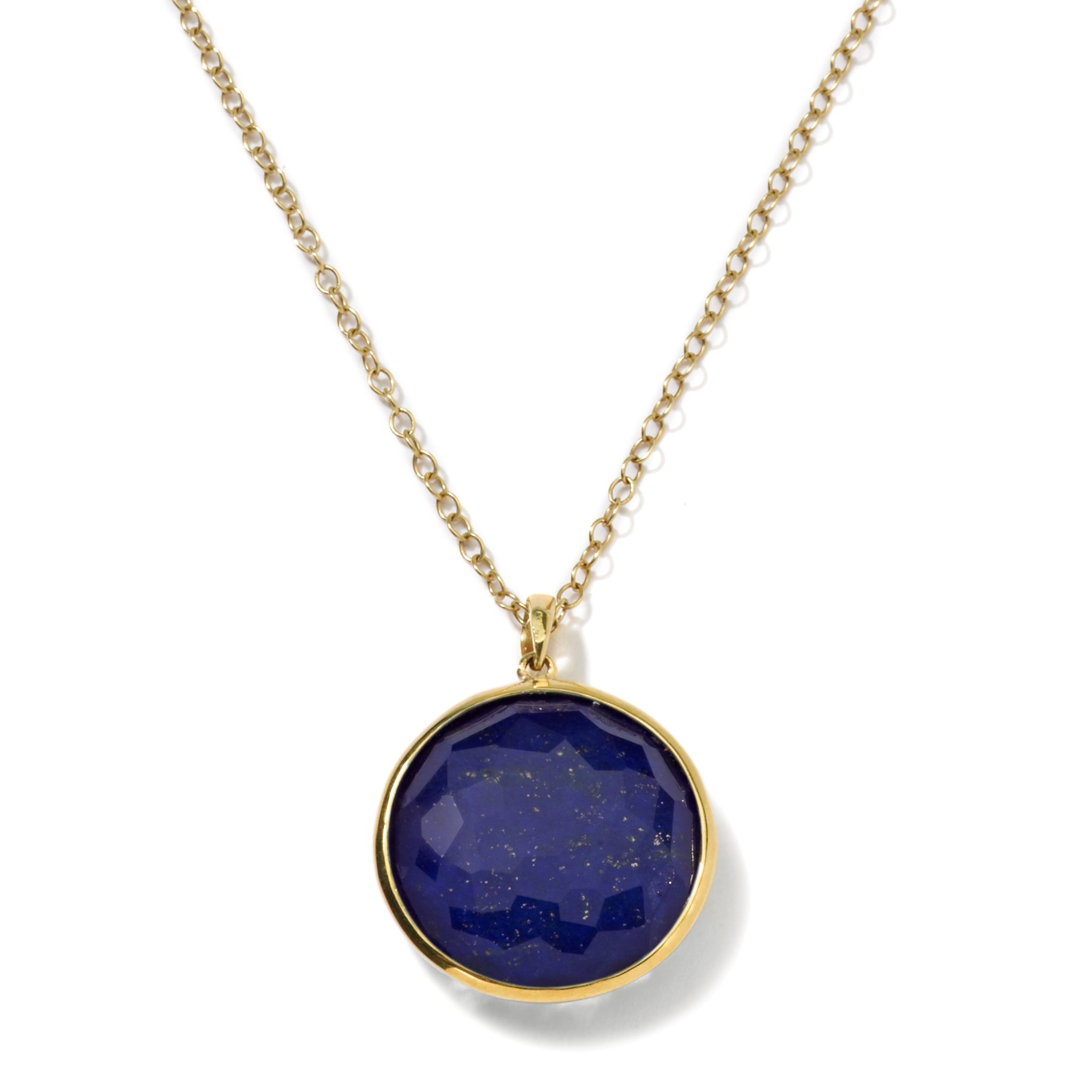 ROCK CRYSTAL OVER LAPIS LAZULI DOUBLET