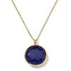 ROCK CRYSTAL OVER LAPIS LAZULI DOUBLET