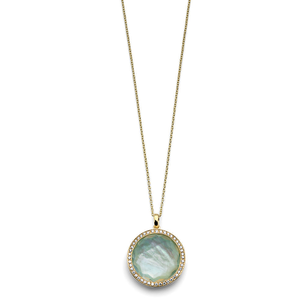 BLUE TOPAZ-MOP-GREEN GOLD CITRINE TRIPLET