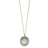 BLUE TOPAZ-MOP-GREEN GOLD CITRINE TRIPLET