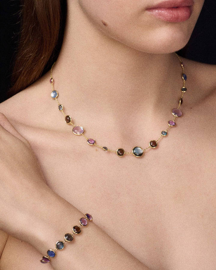 Lollitini Short Multi-Stone Necklace