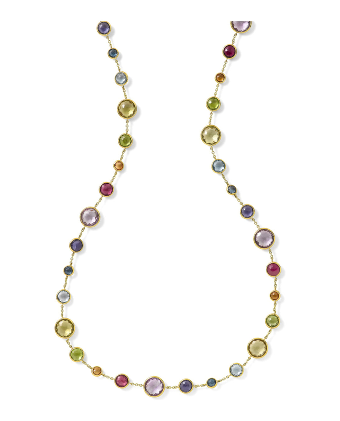 18K Lollipop® Lollitini Long Necklace in Lollipop Rainbow 36"