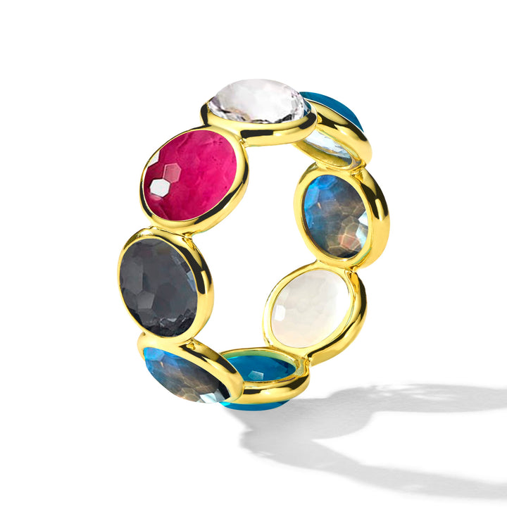 Multi-Stone Eternity Band Ring