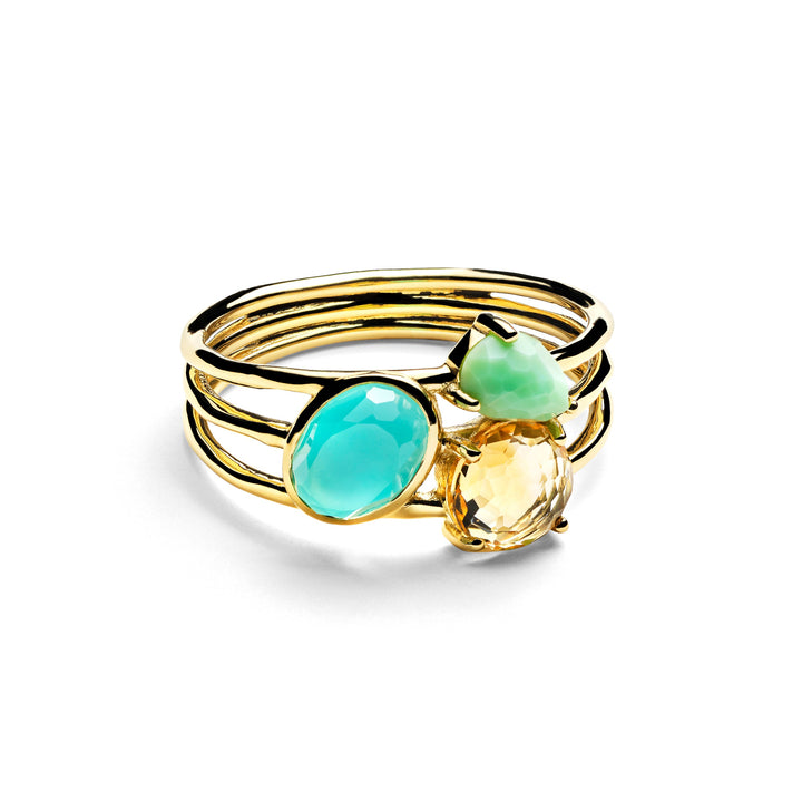 3-Stone Triple Band Ring