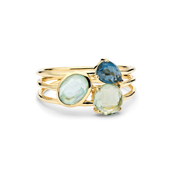 3-Stone Triple Band Ring