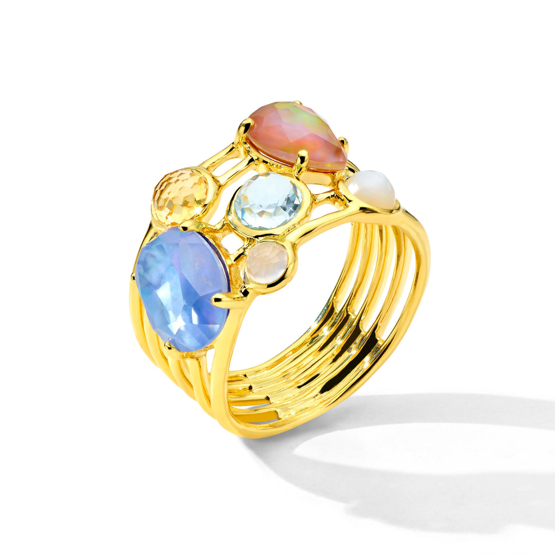 Gelato 6-Stone Cluster Ring