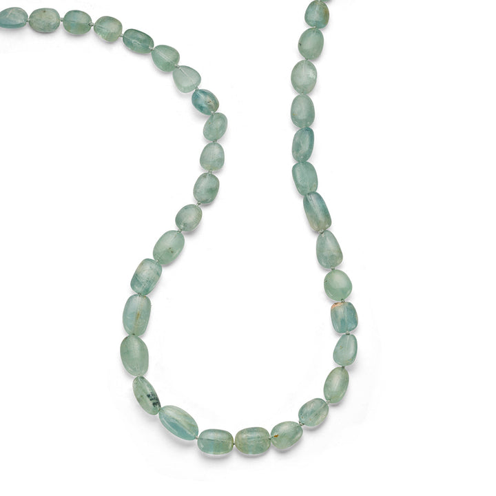 Aquamarine Beaded Necklace