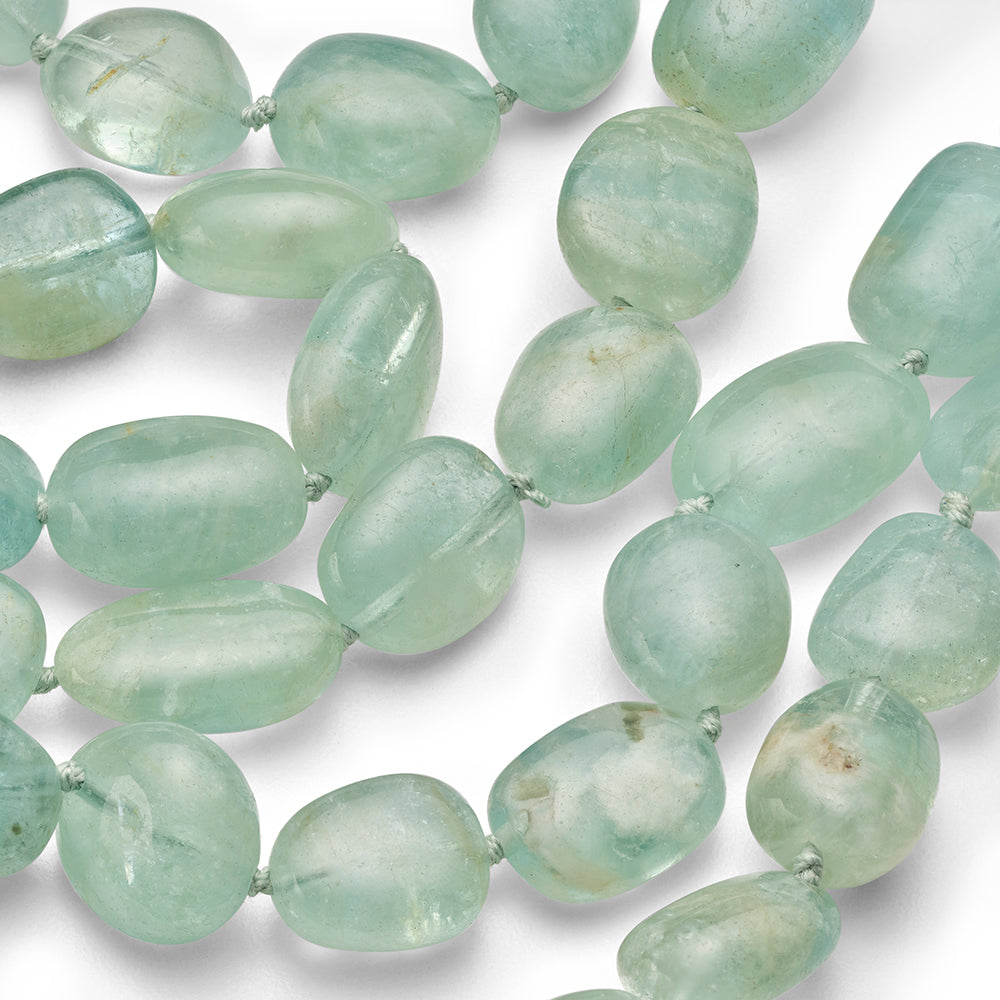 Aquamarine Beaded Necklace