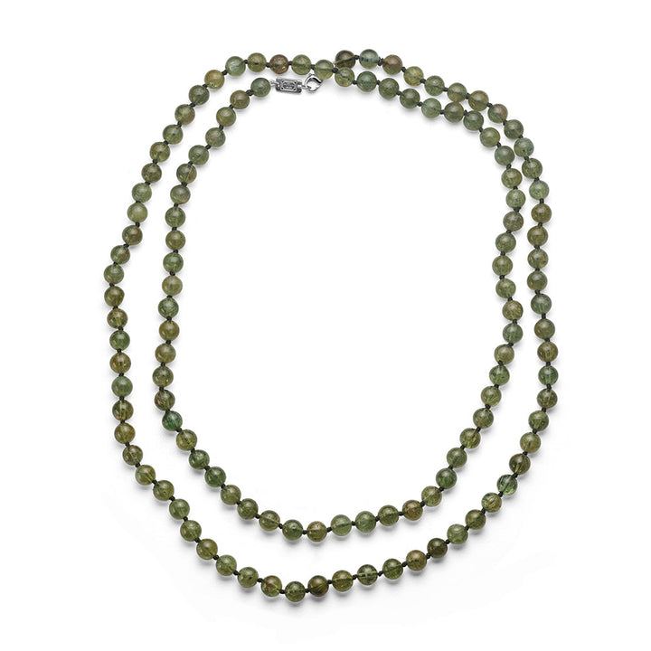 Green Apatite Beaded Necklace