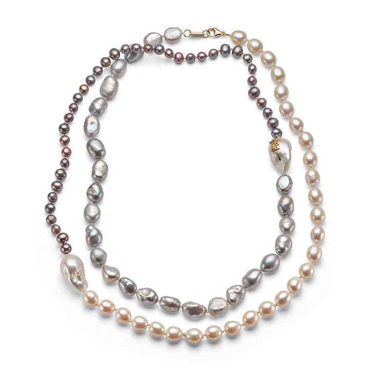 Mixed Pearl Beaded Necklace