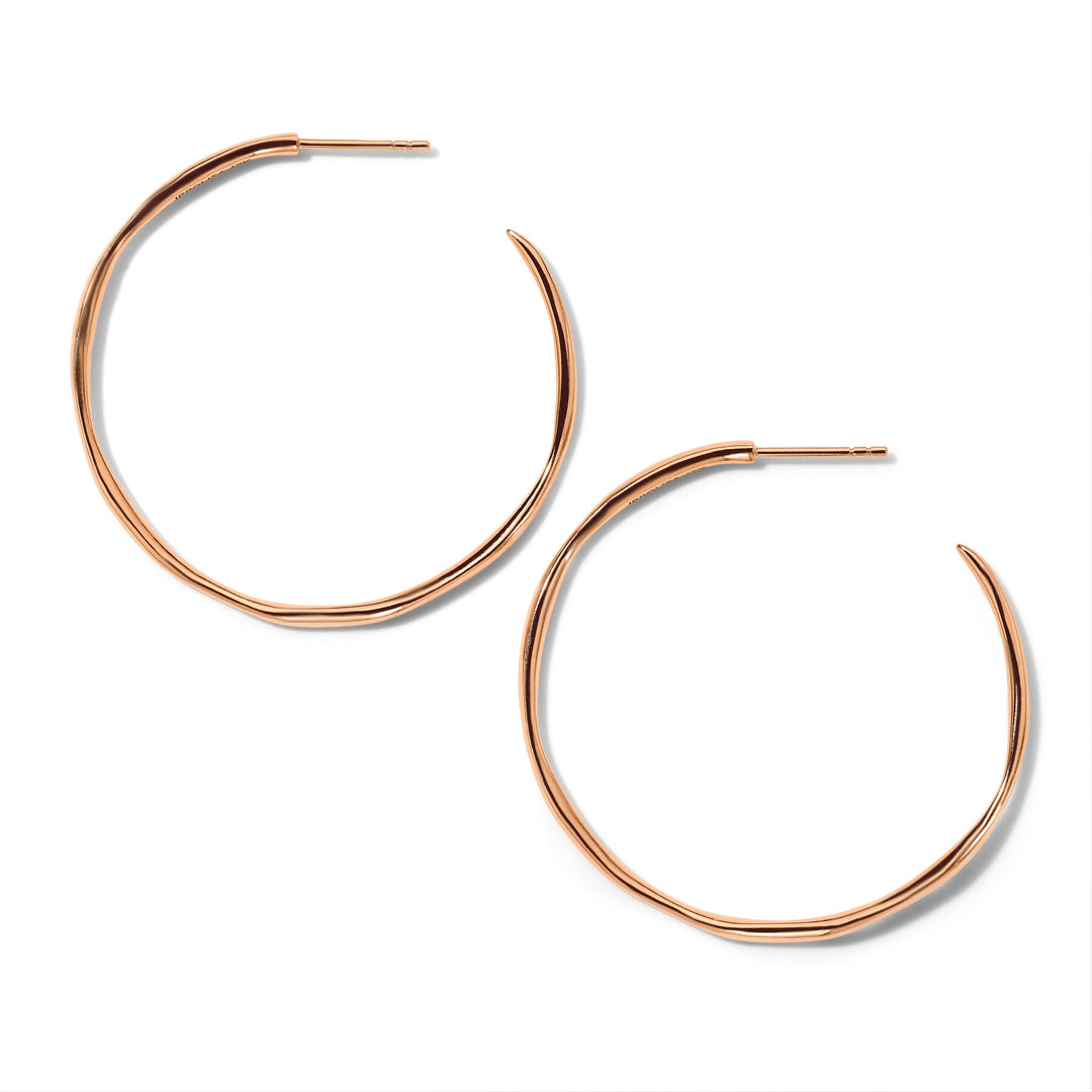 Medium Squiggle Hoop Earrings