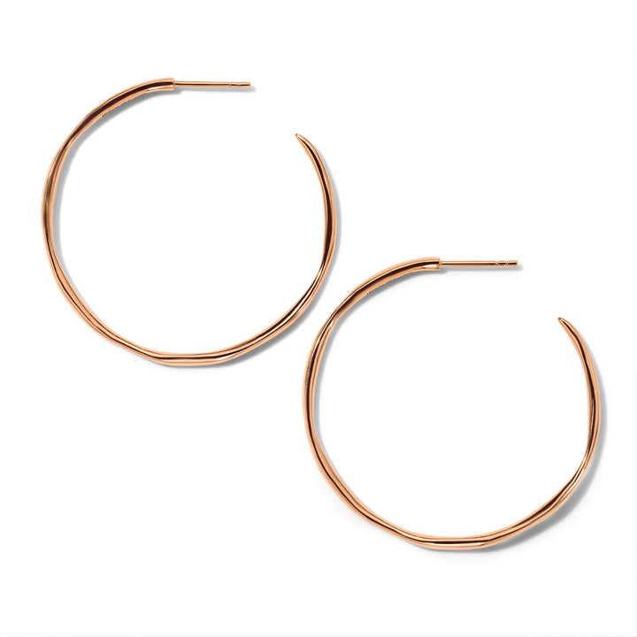 Medium Squiggle Hoop Earrings