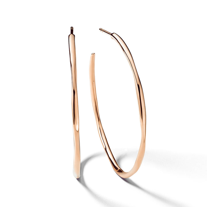 Medium Squiggle Hoop Earrings