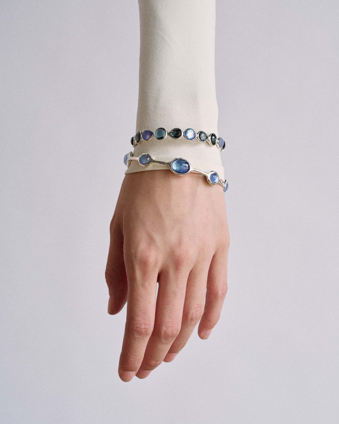 8-Stone Bangle Bracelet