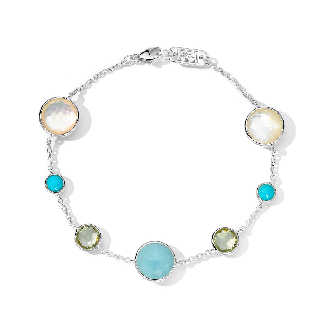 7-Stone Link Bracelet