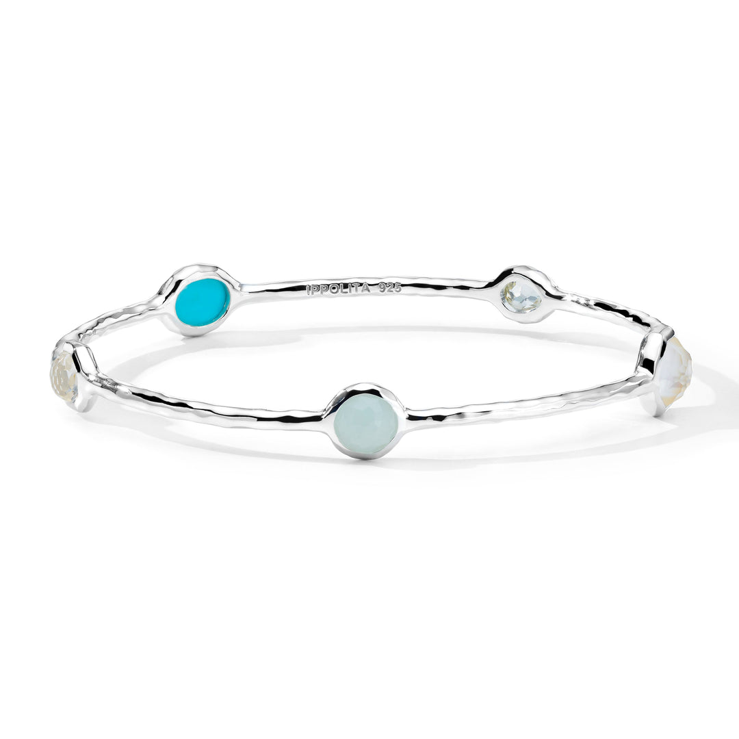 5-Stone Bangle Bracelet