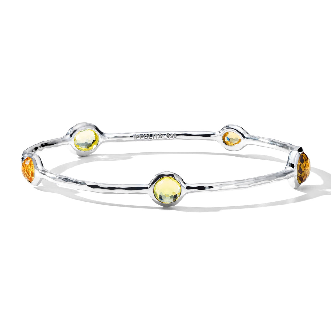 5-Stone Bangle Bracelet