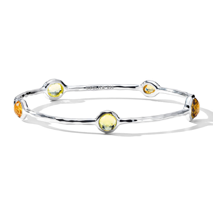 5-Stone Bangle Bracelet