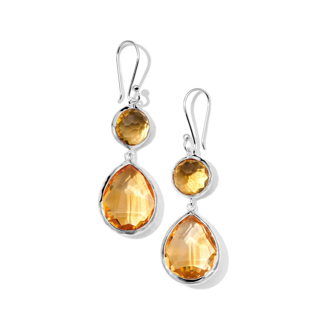 Teardrop Snowman Earrings