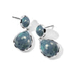 ROCK CRYSTAL AND LABRADORITE DOUBLET