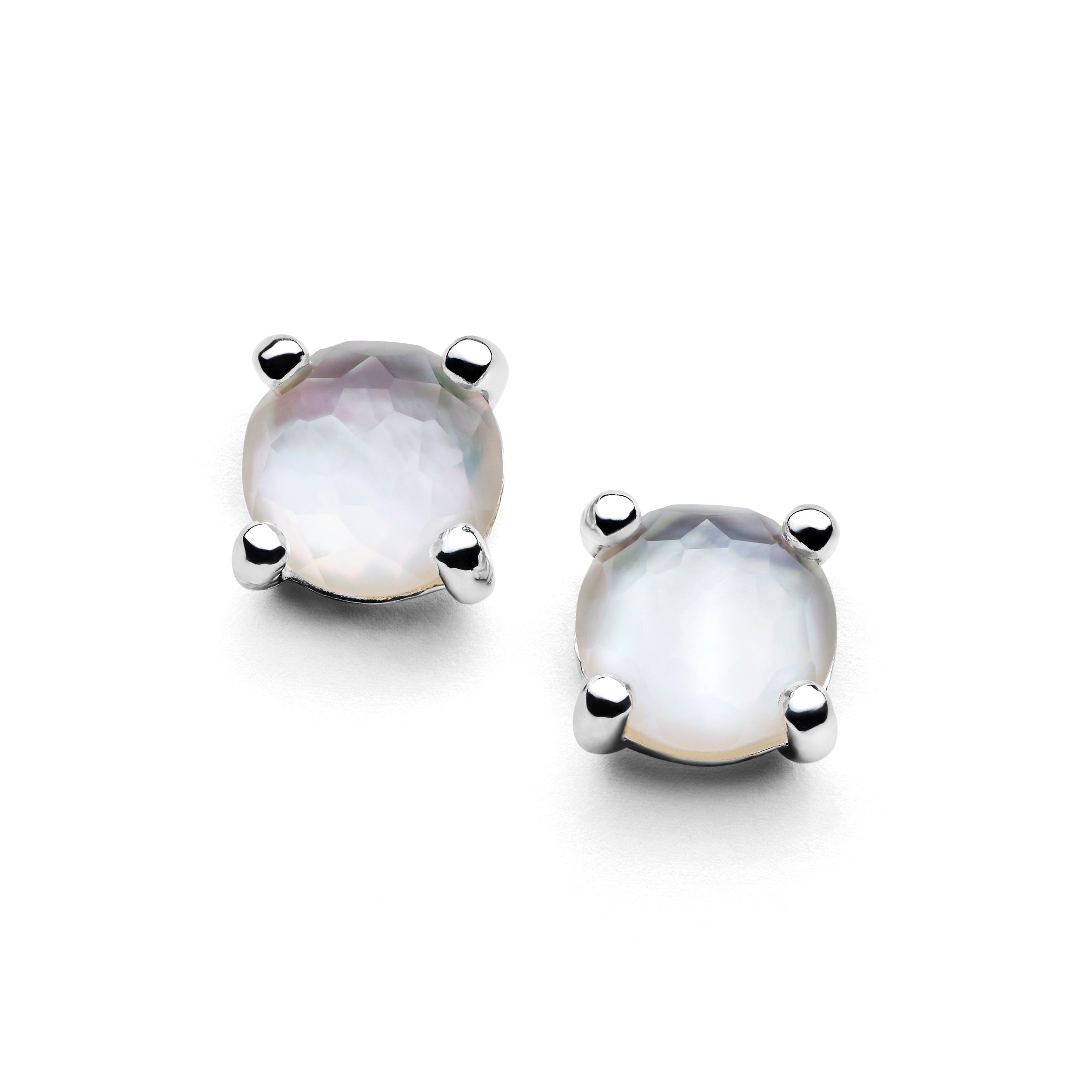 ROCK CRYSTAL AND MOTHER OF PEARL DOUBLET