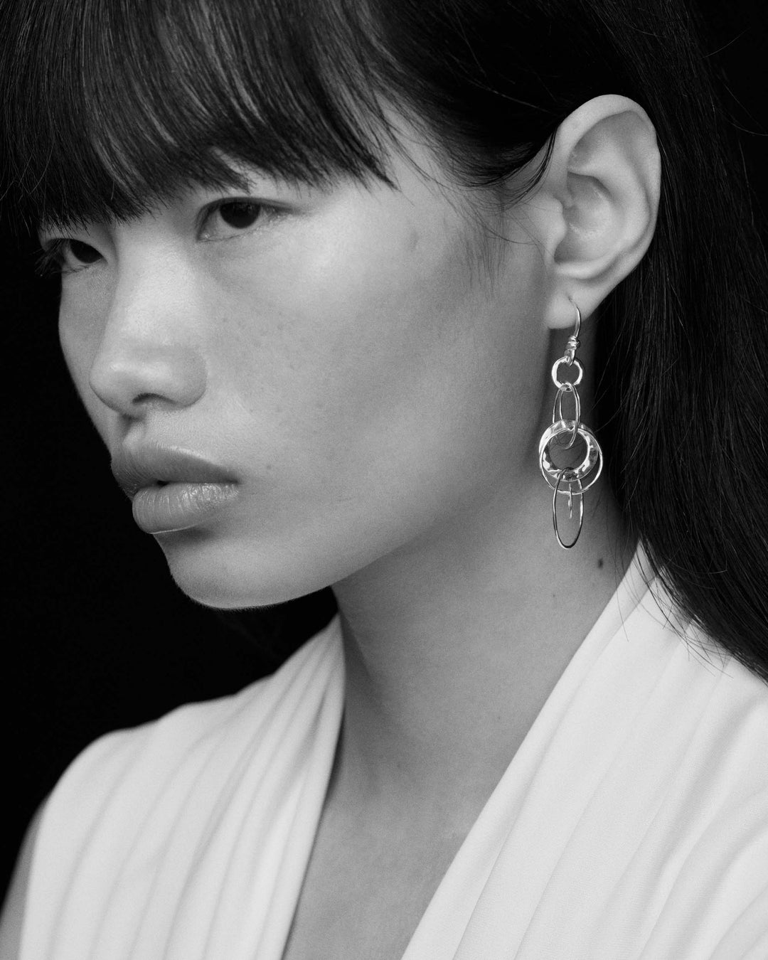 Hammered Jet Set Earrings