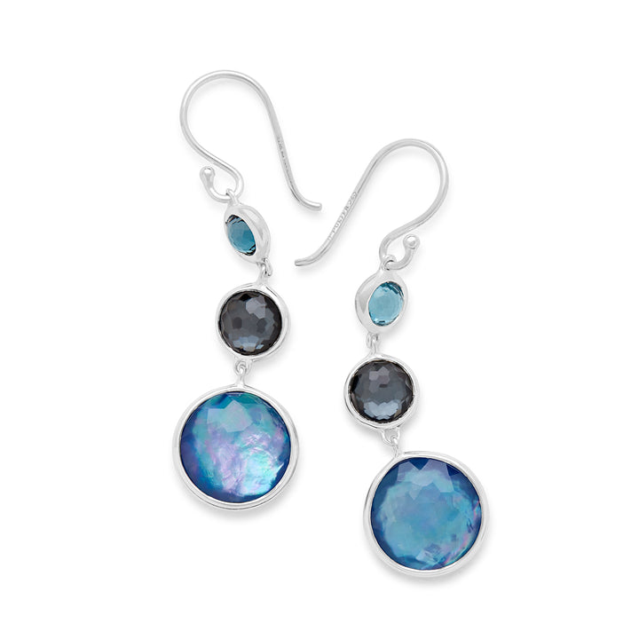 Lollitini 3-Stone Drop Earrings