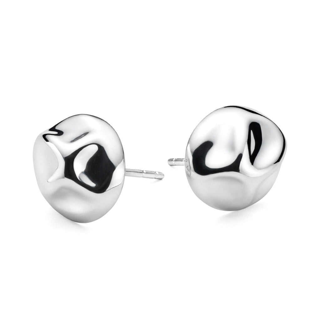 Sculpted Pinch Small Stud Earrings