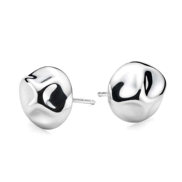 Sculpted Pinch Small Stud Earrings