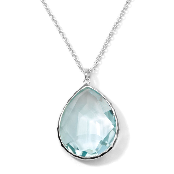 Large Teardrop Pendant Necklace