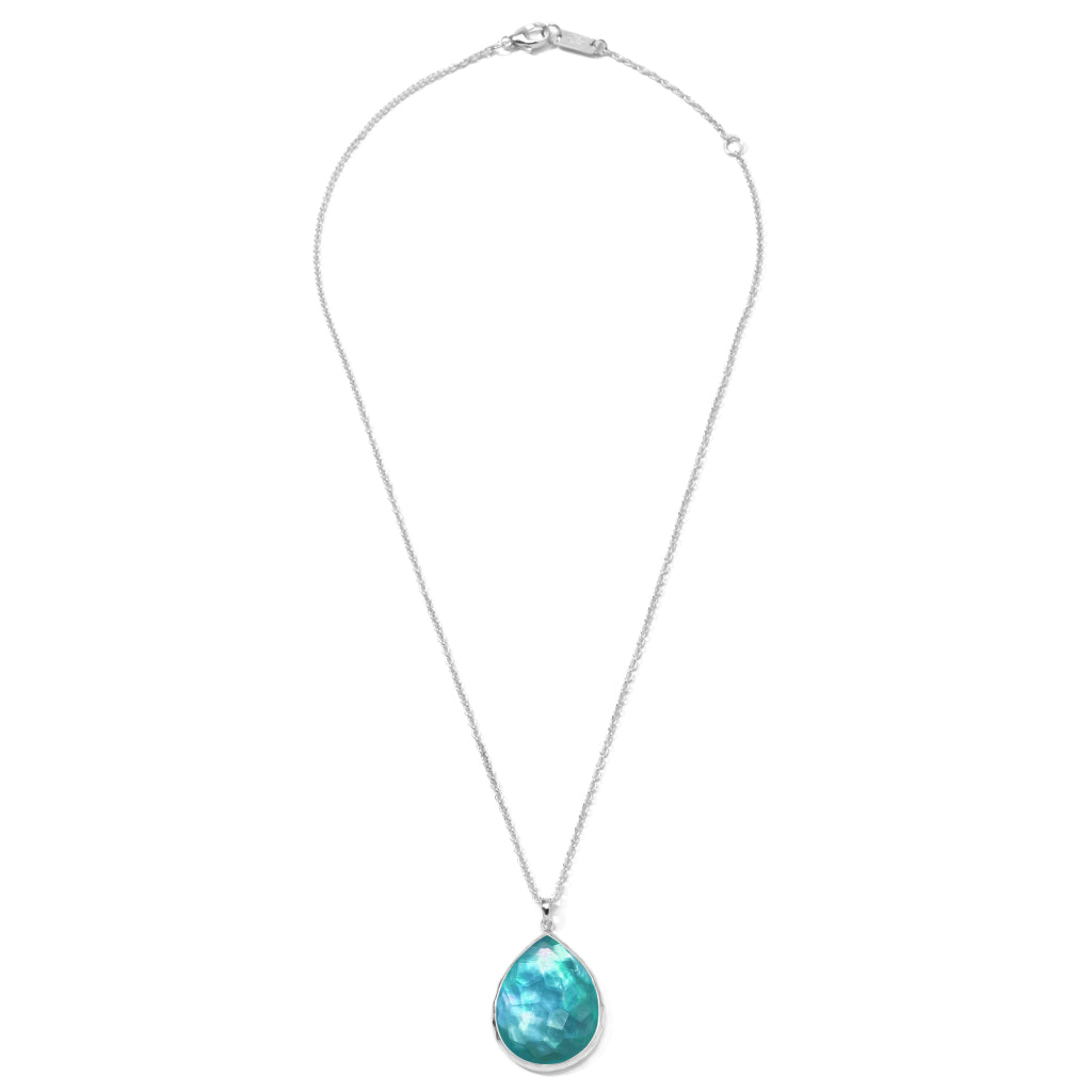 Large Teardrop Pendant Necklace