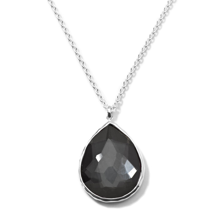 Large Teardrop Pendant Necklace