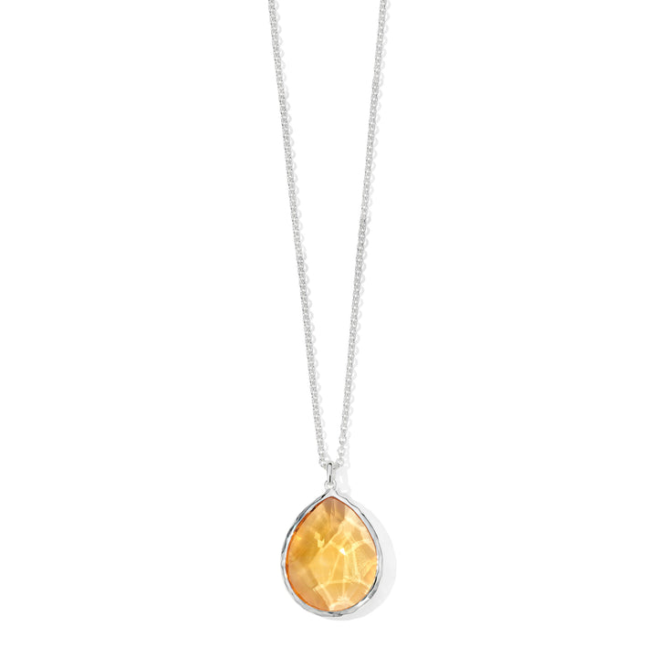 Large Teardrop Pendant Necklace