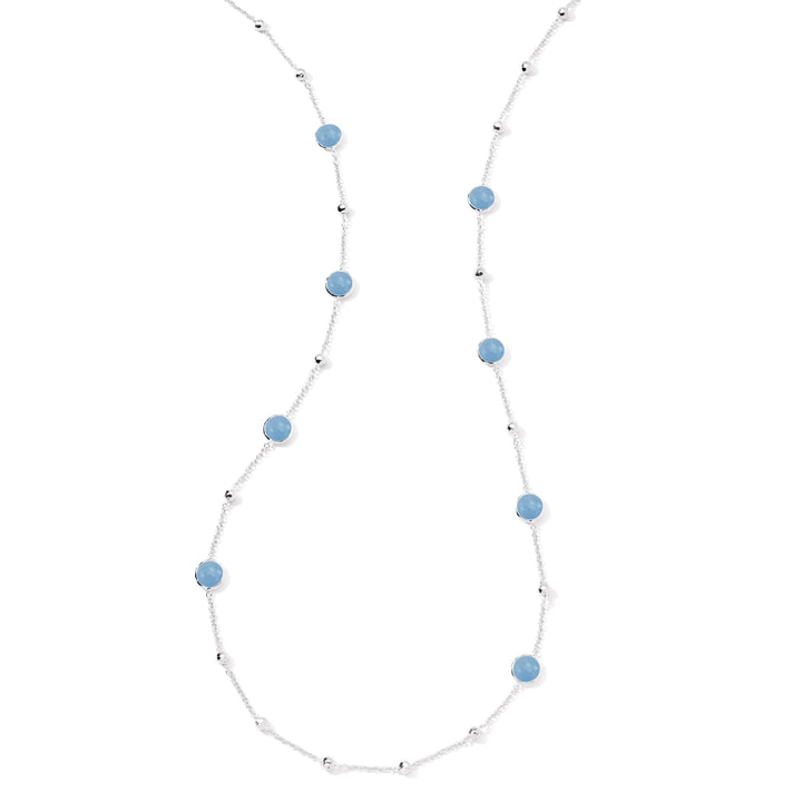 Ball and Stone Station Necklace