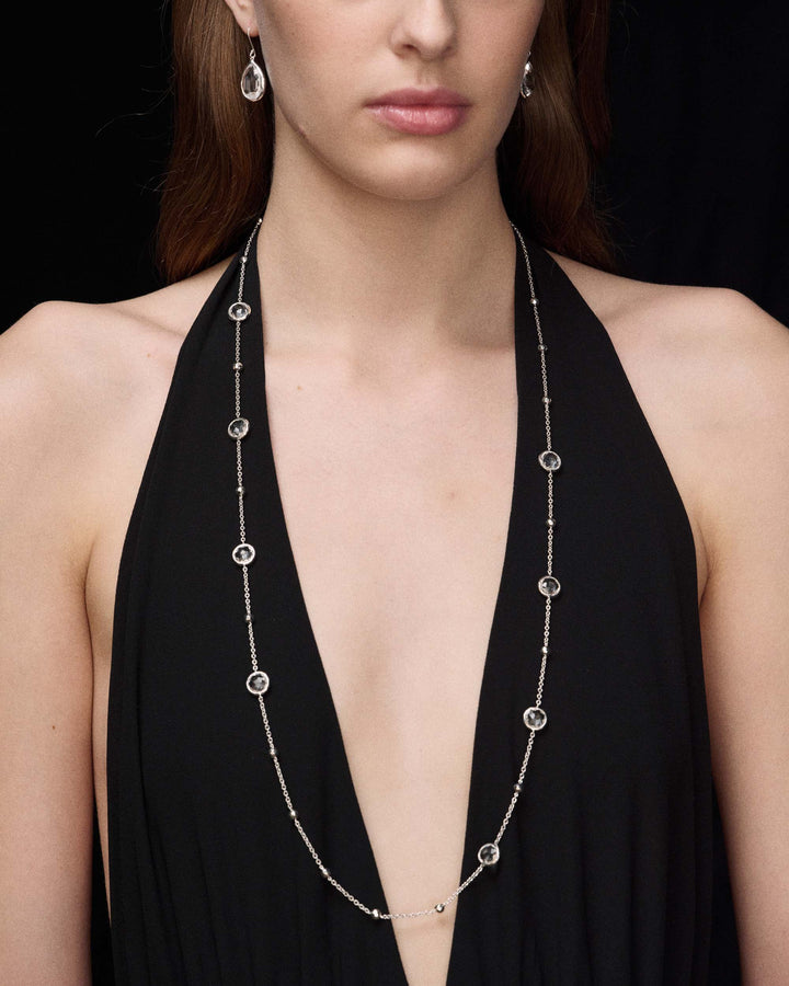 Ball & Stone Station Necklace